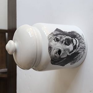 Rosalinde Best of Show Golden Retriever by vladimir tzenov Dog Treat /Cookie Jar